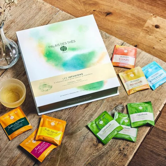 PALAIS DES THÉS - ASSORTED HERBAL TEAS (45 ASSORTMENT GIFT BOX)