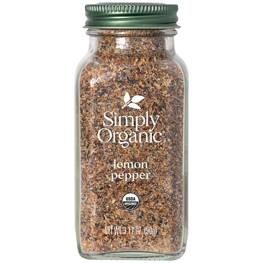 SIMPLY ORGANIC - LEMON PEPPER (3.17 OZ BOTTLE)