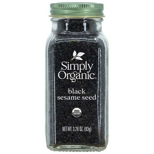 SIMPLY ORGANIC - BLACK SESAME SEED (3.28 OZ BOTTLE)