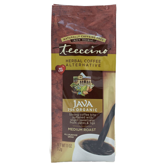 TEECCINO - JAVA HERBAL COFFEE (11 OZ BAG)