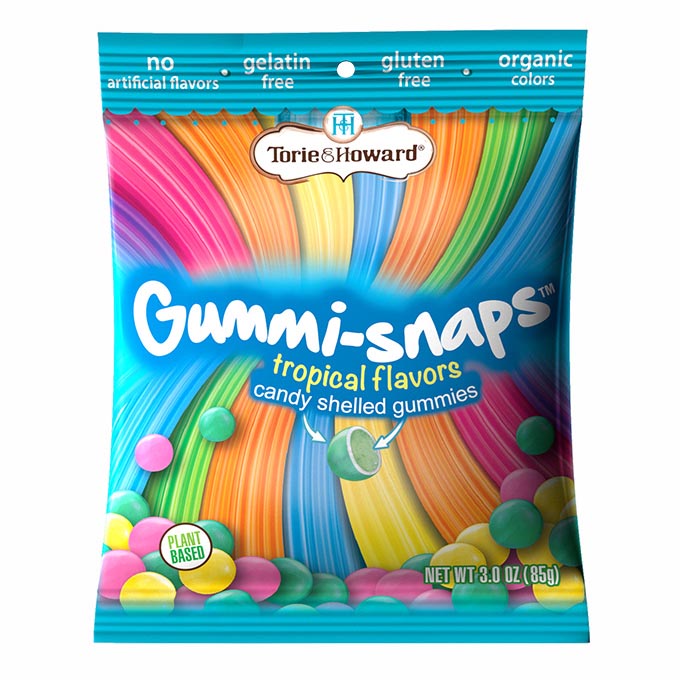 TORIE & HOWARD - TROPICAL GUMMI-SNAPS CANDY GUMMIES (3.0 OZ)