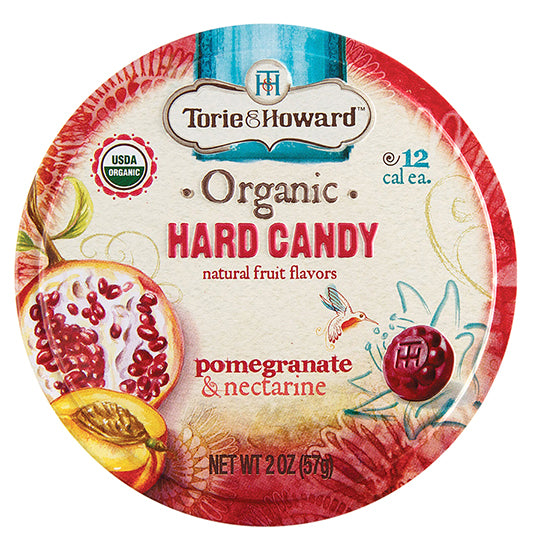 TORIE & HOWARD - POMEGRANATE & NECTARINE HARD CANDY (2 OZ)