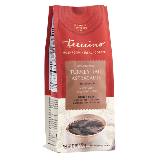 TEECCINO - TURKEY TAIL ASTRAGALUS COFFEE (10 OZ)