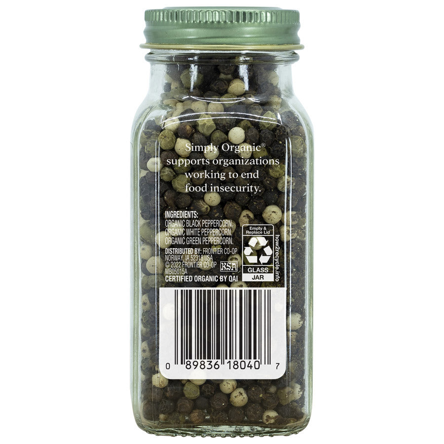 SIMPLY ORGANIC - PEPPERCORN MEDLEY (2.93 OZ BOTTLE)