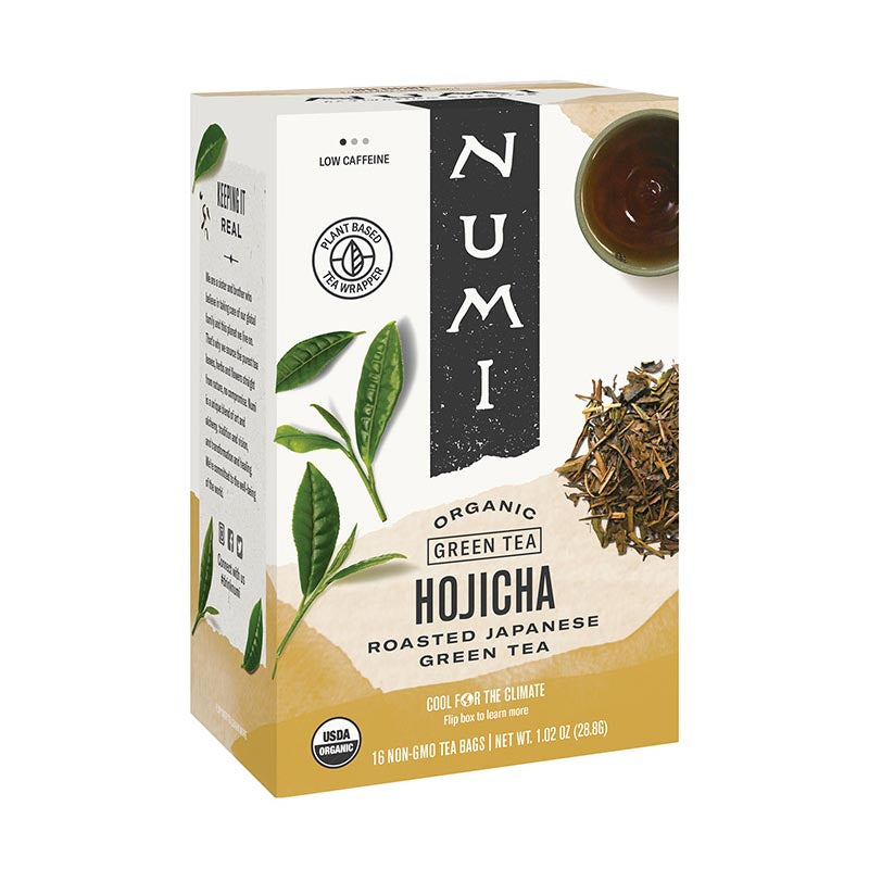 NUMI ORGANIC TEA - HOJICHA TEA (16 TEA BAGS, 1.02 OZ)