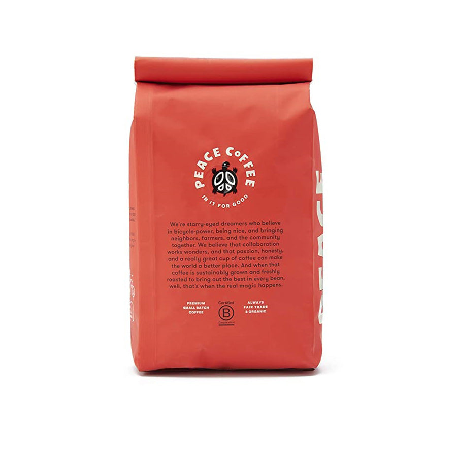 PEACE COFFEE - GROUND BIRCHWOOD BREAKFAST BLEND (12 OZ)