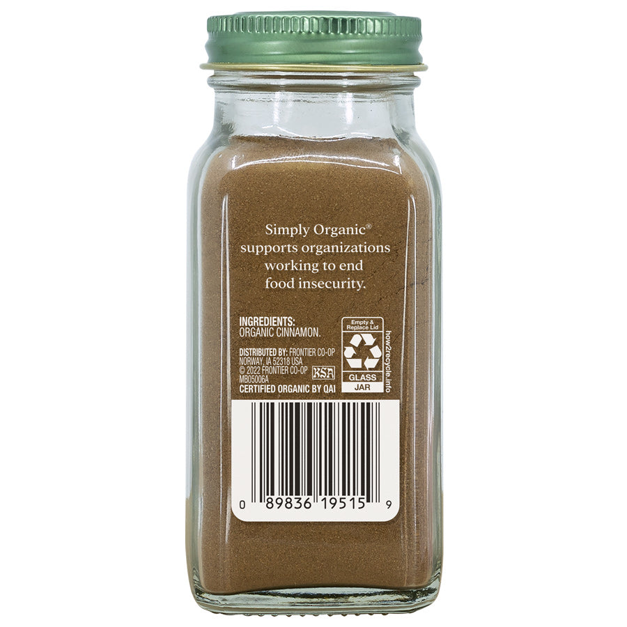SIMPLY ORGANIC - GROUND CEYLON CINNAMON (2.08 OZ BOTTLE)
