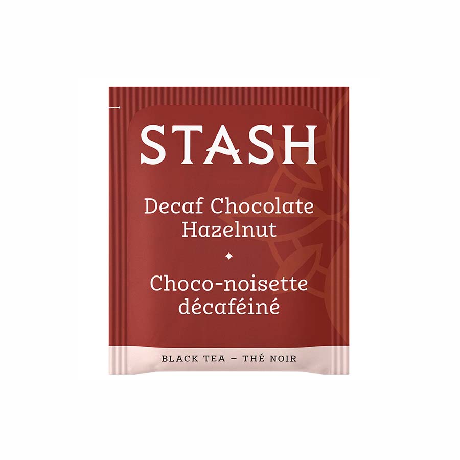 STASH TEA - DECAF CHOCOLATE HAZELNUT BLACK TEA (18 TEA BAGS, 1.2 OZ)