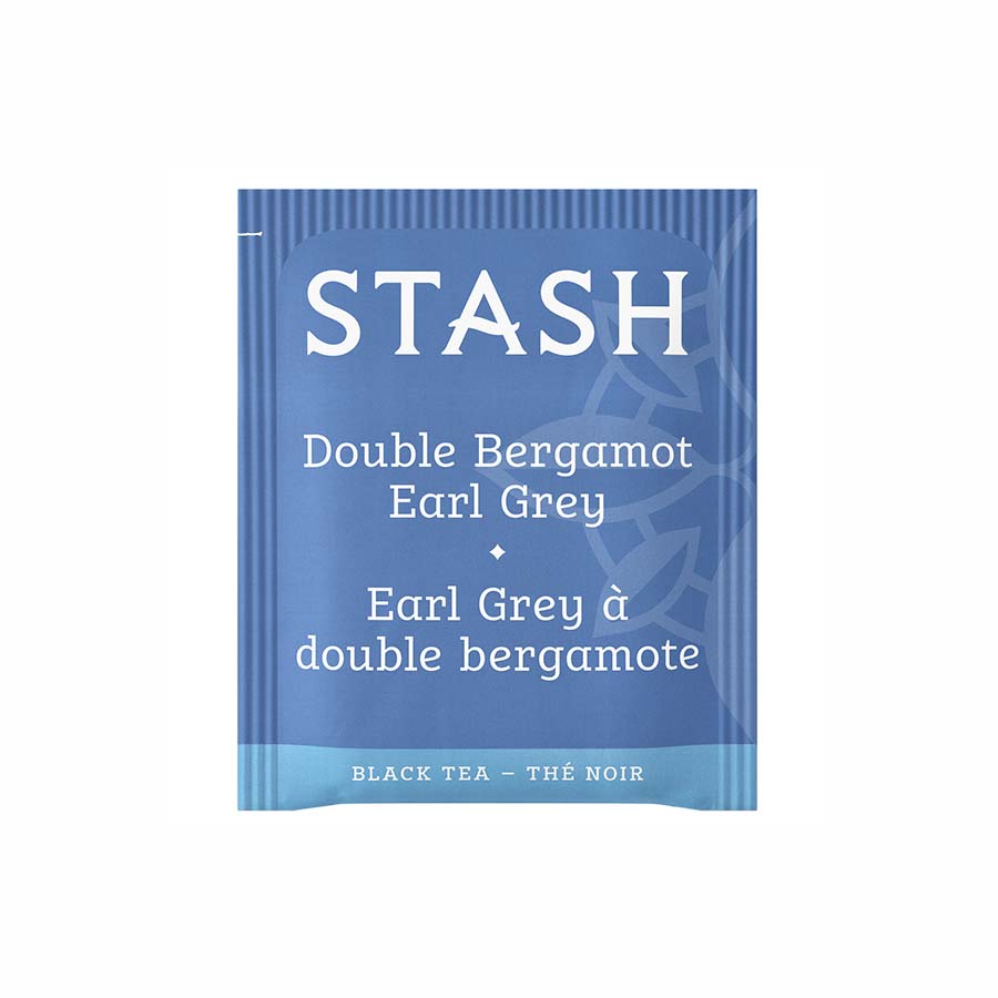 STASH TEA - DOUBLE BERGAMOT EARL GREY BLACK TEA (18 TEA BAGS, 1.1 OZ)