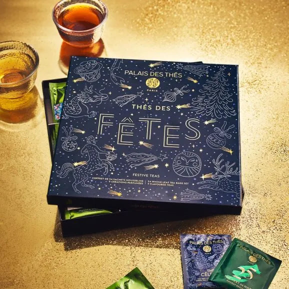 PALAIS DES THÉS - 2026 FESTIVE TEAS HOLIDAY GIFT SET (54 TEA BAG ASSORTMENT)