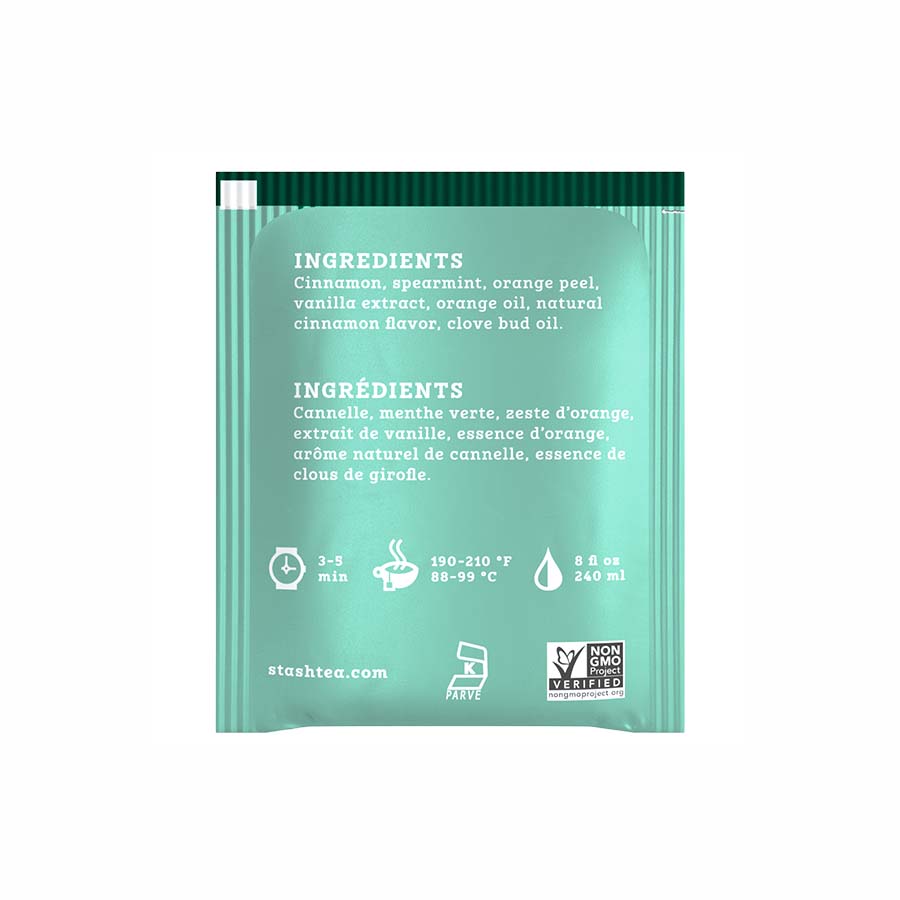 STASH TEA - CHRISTMAS EVE HERBAL TEA (18 TEA BAGS, 1.0 OZ)