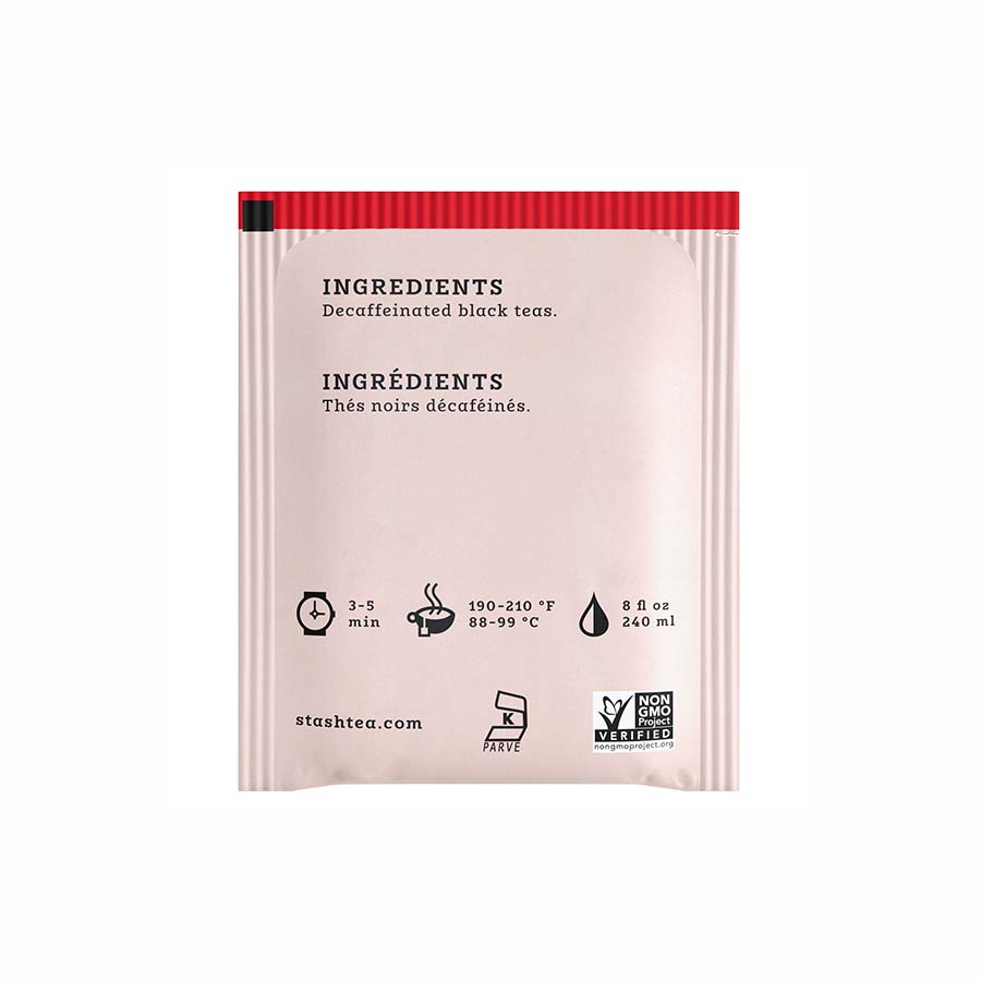 STASH TEA - DECAF ENGLISH BREAKFAST BLACK TEA (18 TEA BAGS, 1.2 OZ)