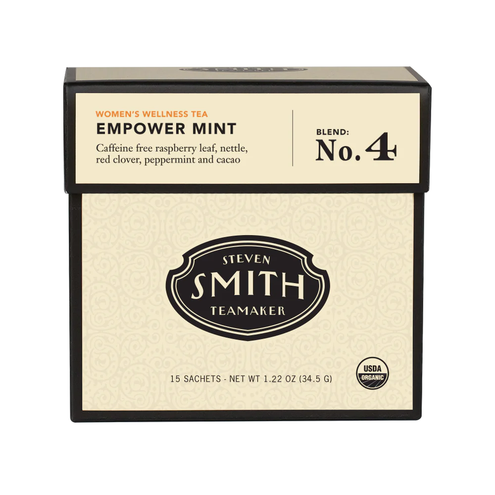 SMITH TEAMAKER - EMPOWER MINT WOMEN'S WELLNESS TEA BLEND NO. 4 (15 TEA BAGS, 1.22 OZ)