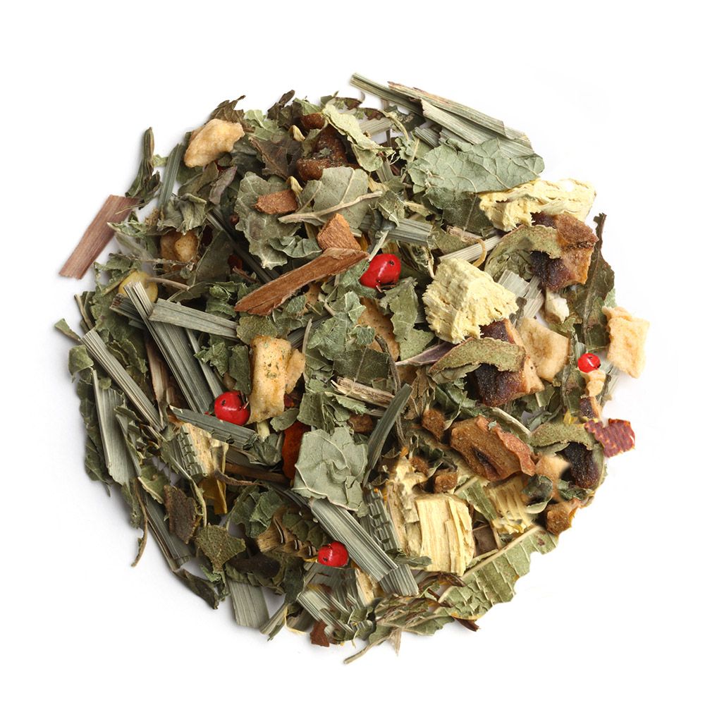 PALAIS DES THÉS - ORGANIC TURMERIC LICORICE VERBENA HERBAL TEA (20 TEA BAGS, L'HERBORISTE N° 119)