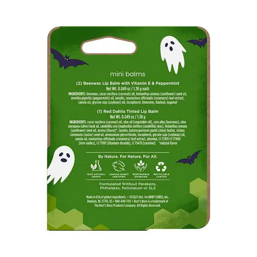 BURT'S BEES HALLOWEEN FEELING WITCHY TINTED MINI LIP BALMS (3 PACK)