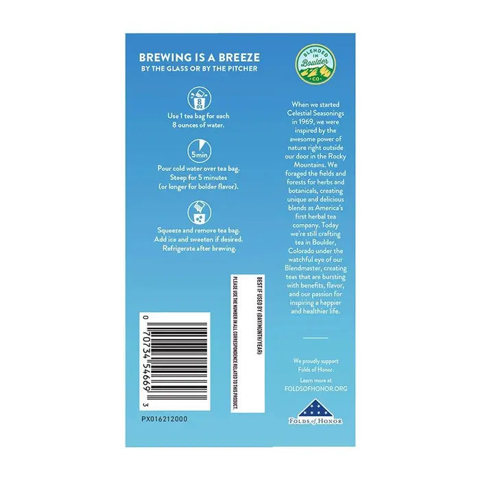 CELESTIAL SEASONINGS - COLD BREW GREEN TEA (18 TEA BAGS, 1.26 OZ)