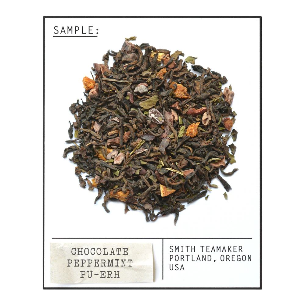 SMITH TEAMAKER - CHOCOLATE PEPPERMINT PU-ERH TEA BLEND NO. 95 (100 CT SACHETS)