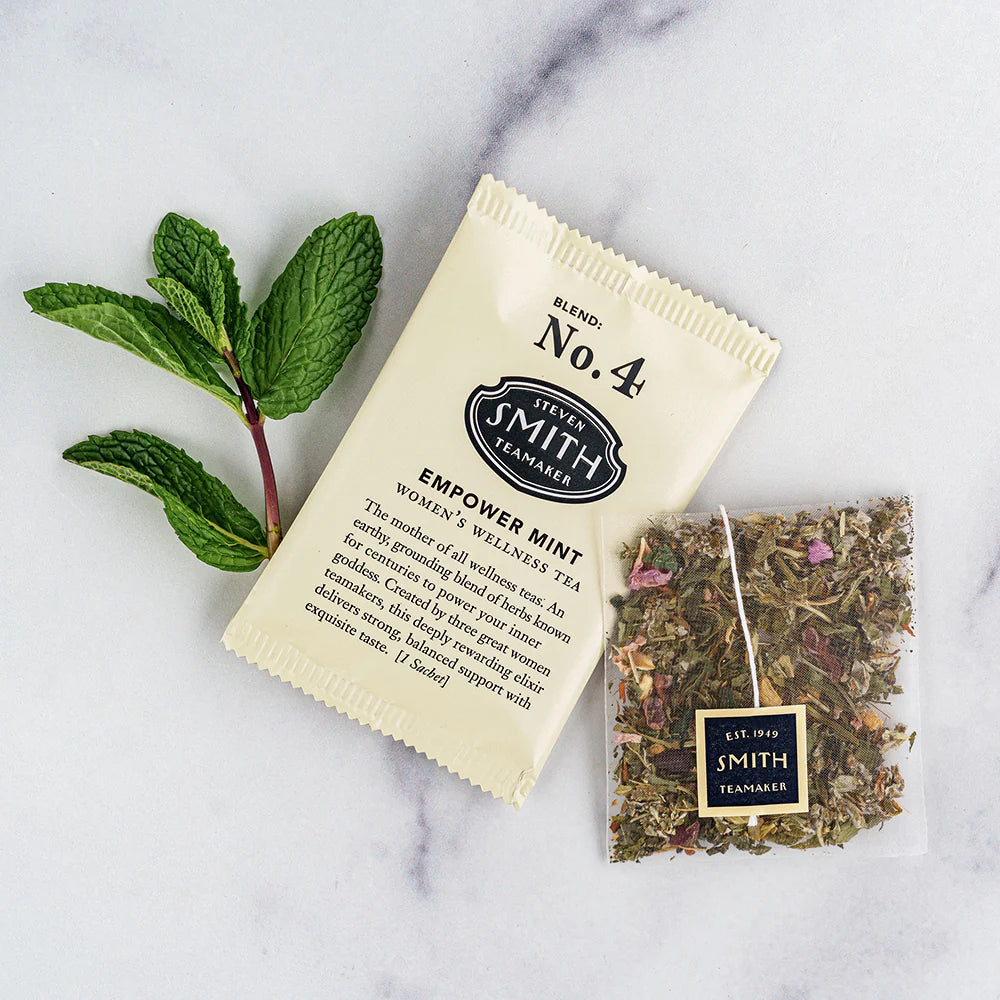 SMITH TEAMAKER - EMPOWER MINT WOMEN'S WELLNESS TEA BLEND NO. 4 (15 TEA BAGS, 1.22 OZ)