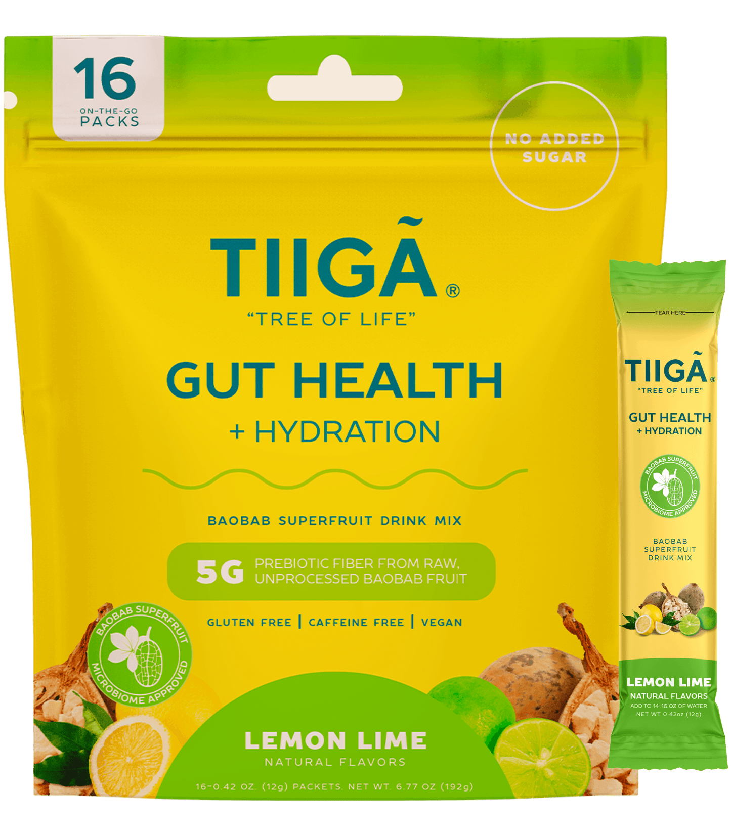 TIIGA Gut Health + Hydration | 16 Pack Bags