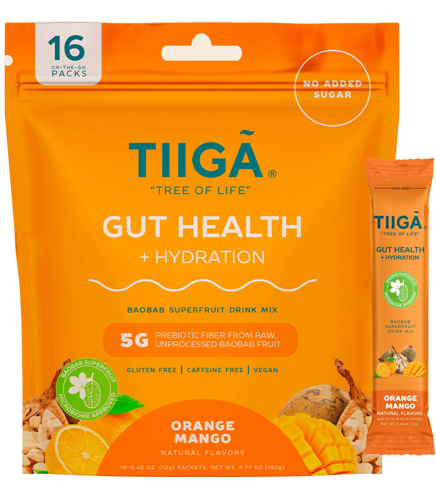 TIIGA Gut Health + Hydration | 16 Pack Bags