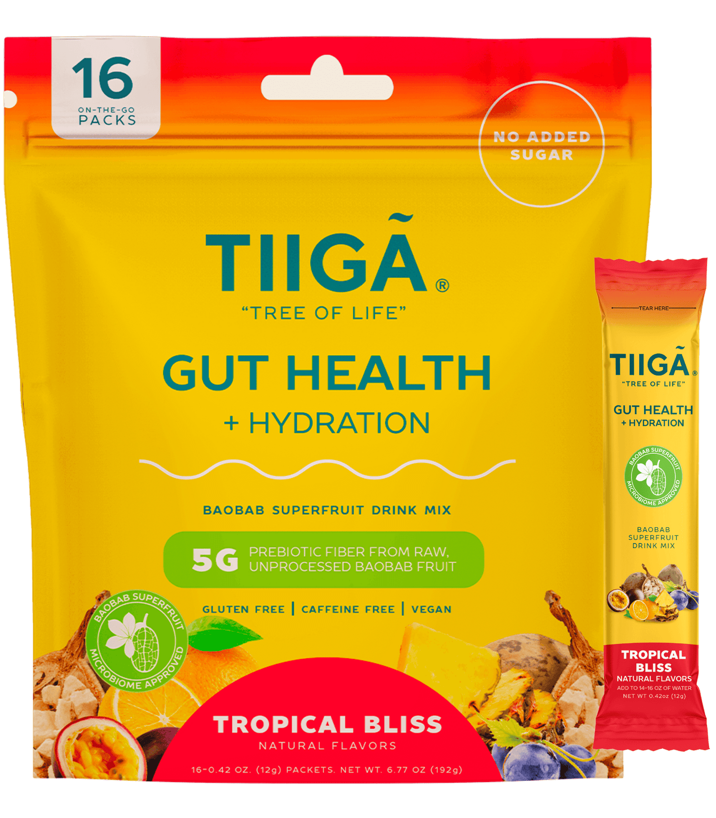 TIIGA Gut Health + Hydration | 16 Pack Bags