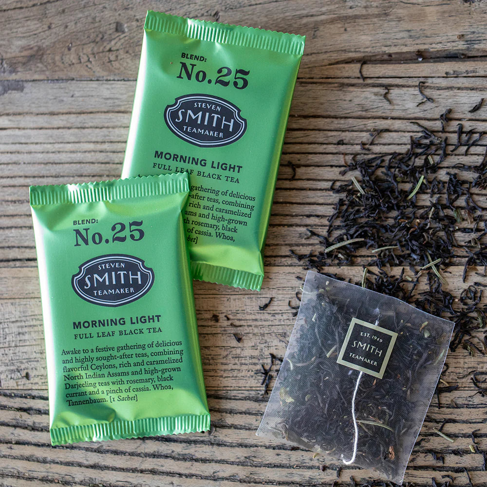 SMITH TEAMAKER - MORNING LIGHT BLACK TEA BLEND NO. 25 (100 CT SACHETS)