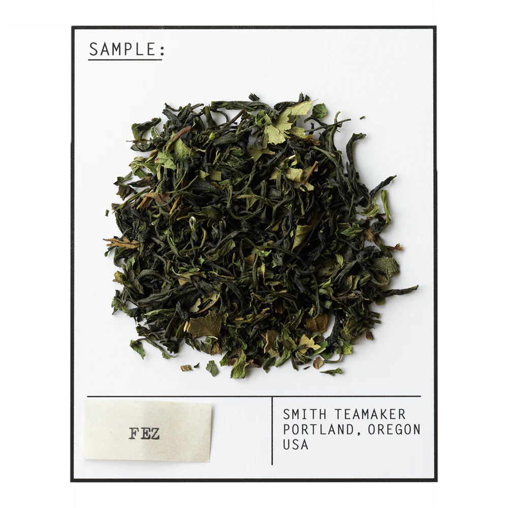 SMITH TEAMAKER - FEZ MOROCCAN MINT GREEN TEA BLEND NO. 38 (100 CT SACHETS)