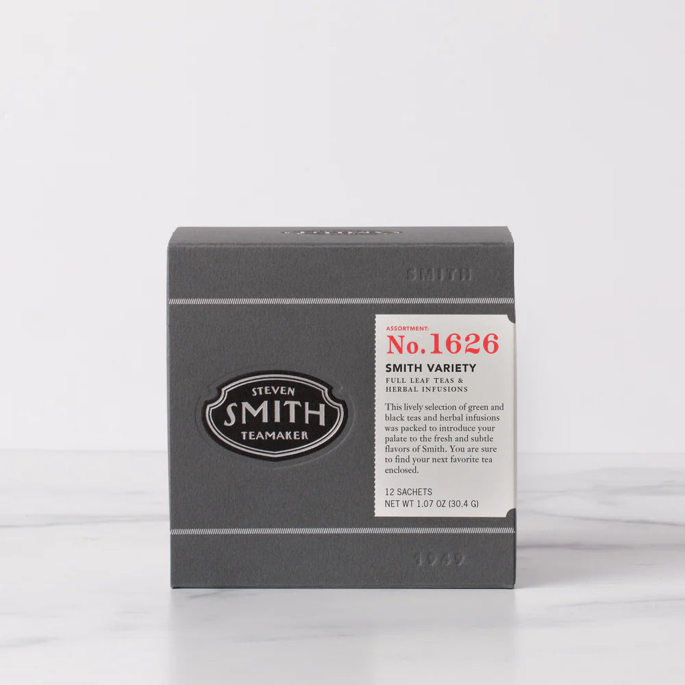 SMITH TEAMAKER - ASSORTED VARIETY PACK BLEND NO. 1626 (12 TEA BAGS, 1.07 OZ)