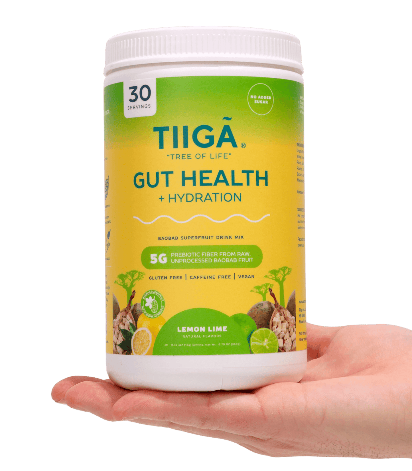 TIIGA Gut Health + Hydration | 30 Serving Tubs