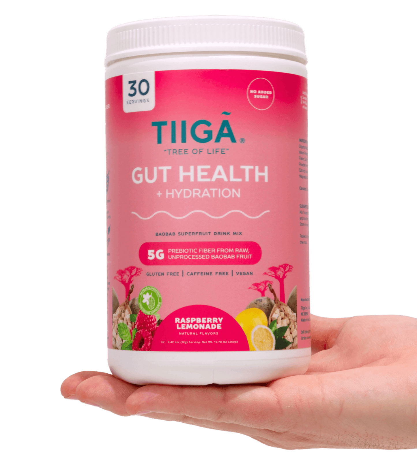 TIIGA Gut Health + Hydration | 30 Serving Tubs