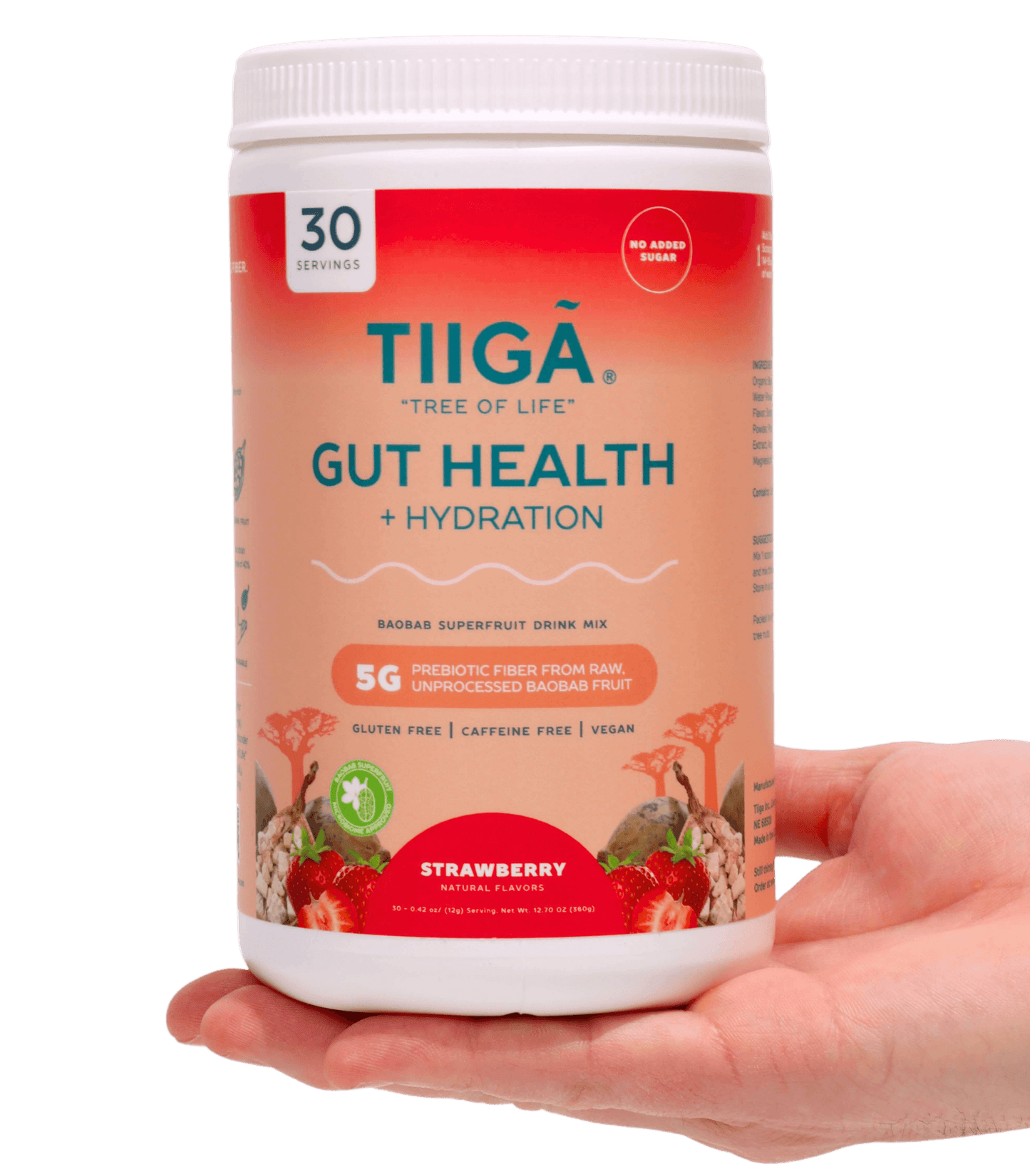 TIIGA Gut Health + Hydration | 30 Serving Tubs