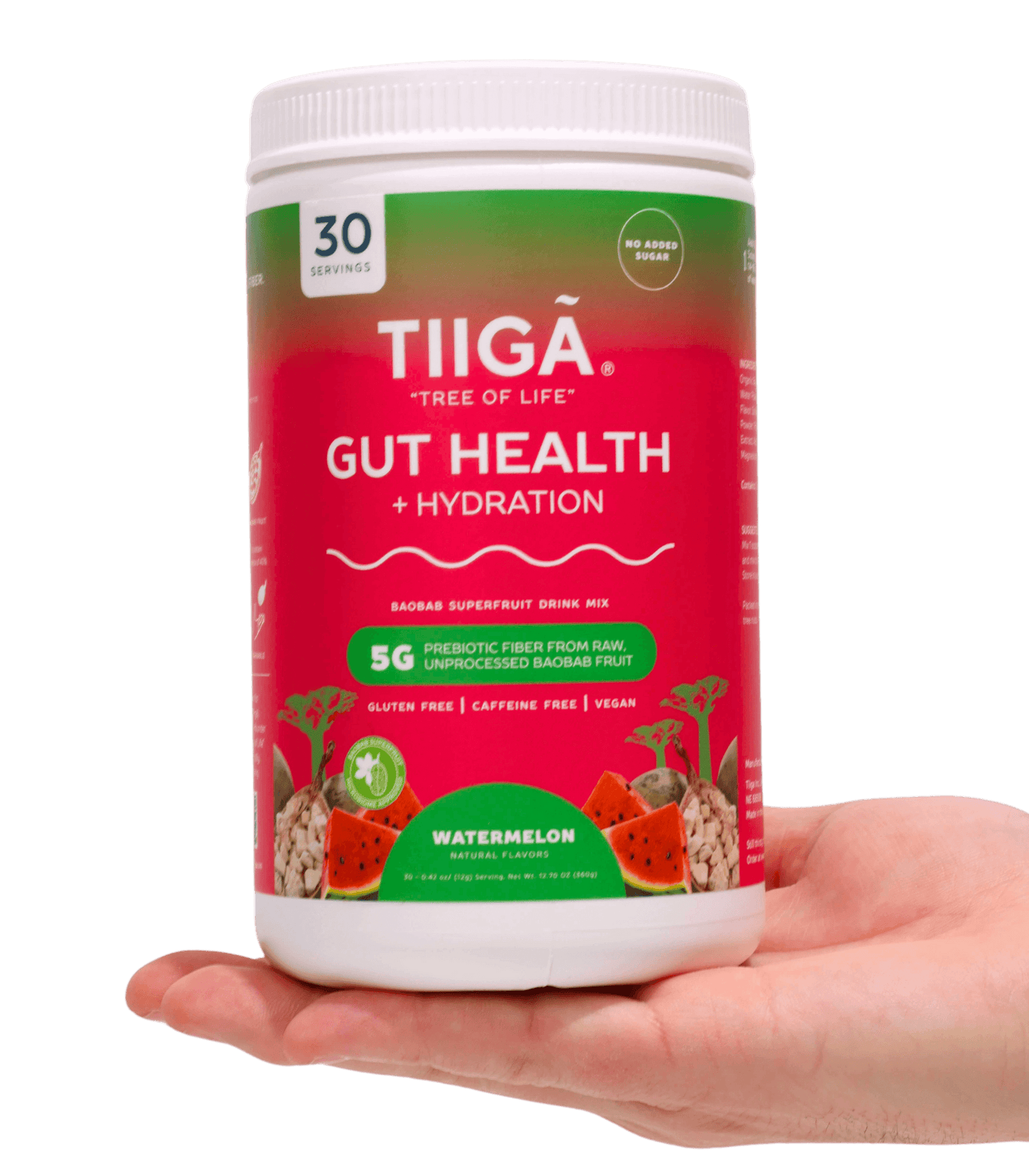 TIIGA Gut Health + Hydration | 30 Serving Tubs