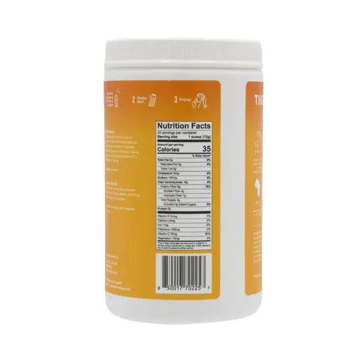 TIIGA - ORANGE MANGO GUT HEALTH + HYDRATION (12.7 OZ CANISTER, 30 SERVINGS)