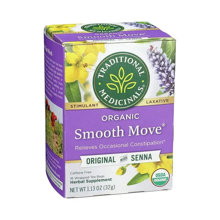 TRADITIONAL MEDICINALS - ORGANIC SMOOTH MOVE TEA (16 TEA BAGS, 1.13 OZ)