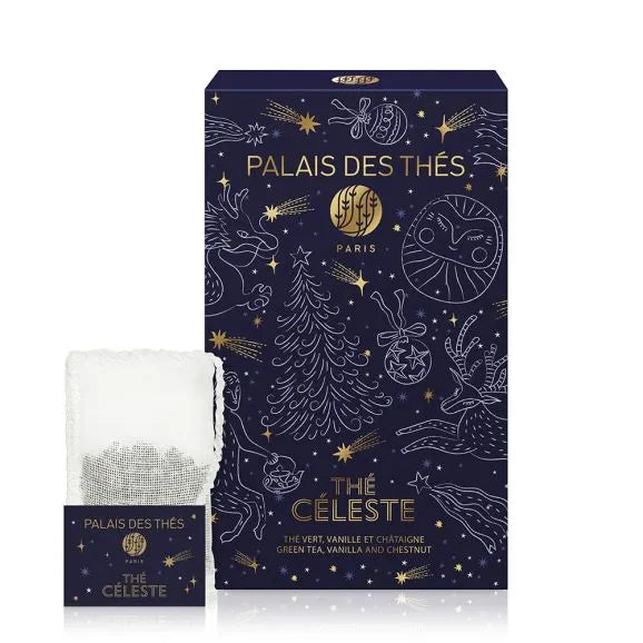 PALAIS DES THÉS - ORGANIC CELESTE HOLIDAY GREEN TEA (20 TEA BAGS)