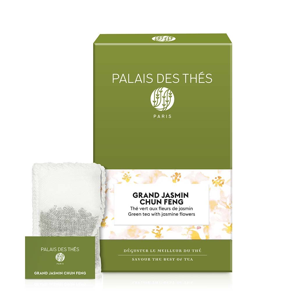 PALAIS DES THÉS - GRAND JASMINE CHUNG FENG CHINESE GREEN TEA (20 TEA BAGS)