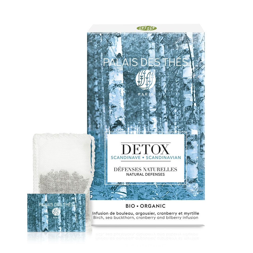 PALAIS DES THÉS - ORGANIC SCANDINAVIAN NATURAL DEFENSES DETOX TEA (20 TEA BAGS)