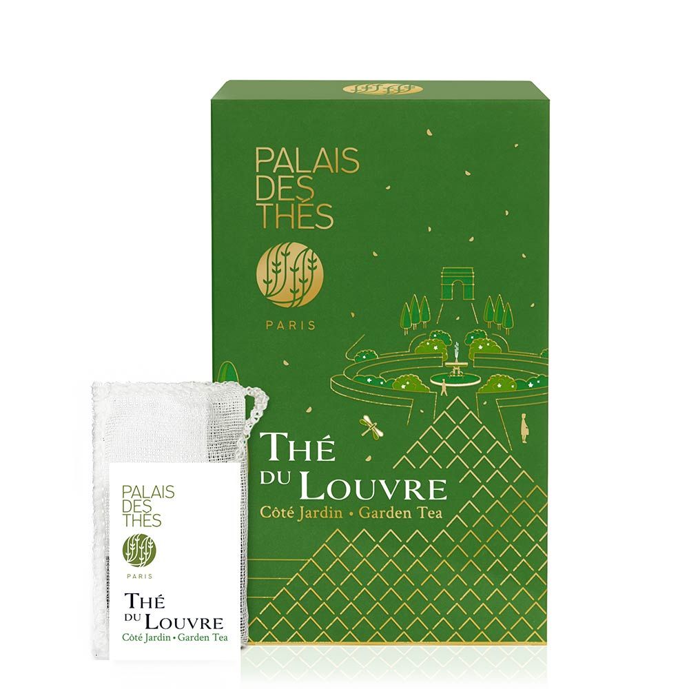 PALAIS DES THÉS - THÉ DU LOUVRE GARDEN TEA (20 BAGS, GREEN TEA)