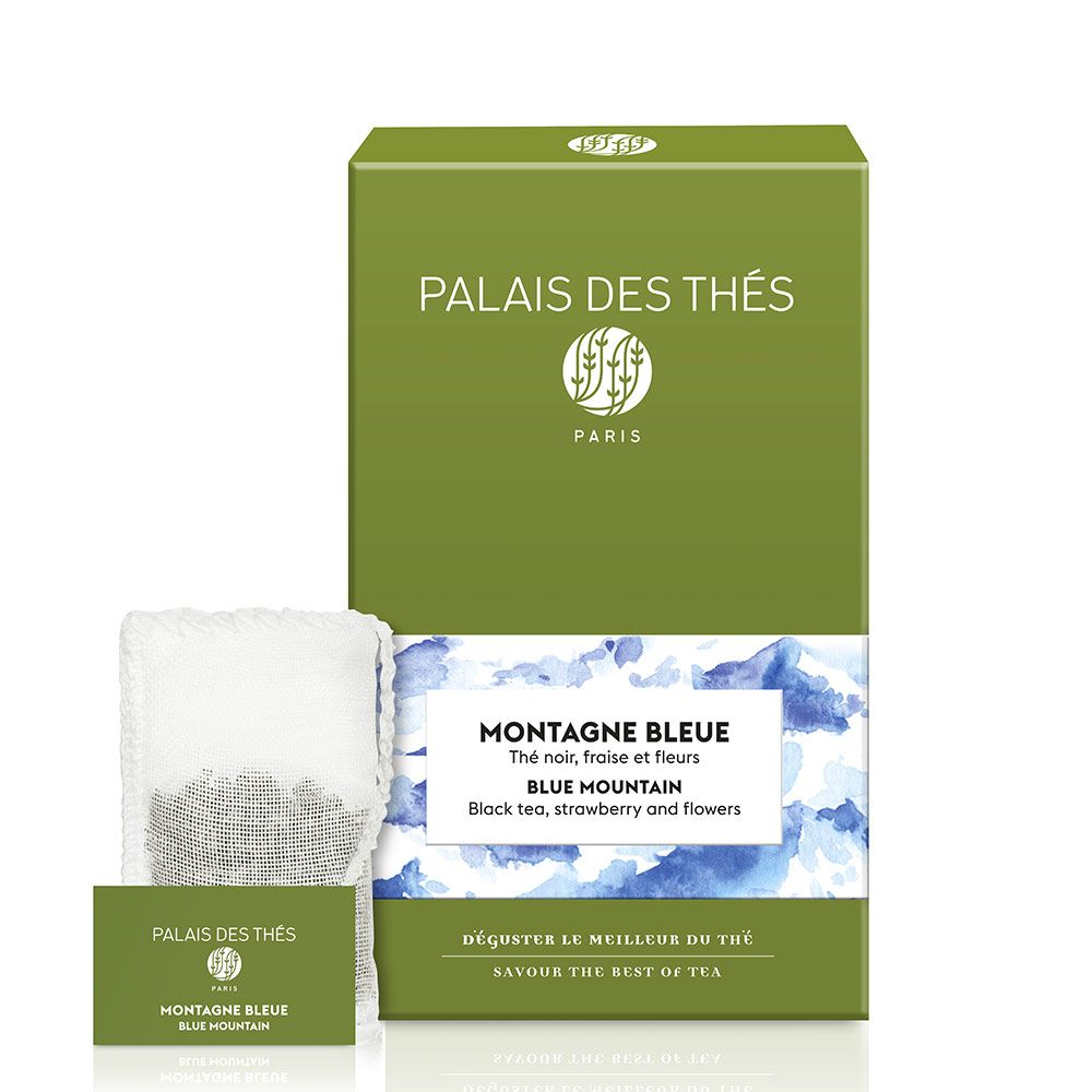 PALAIS DES THÉS - MONTAGNE BLEUE BLACK TEA (20 TEA BAGS)