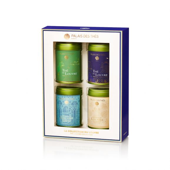 PALAIS DES THÉS - THE LOUVRE COLLECTION MINI VARIETY SET (4 TINS, LOOSE LEAF TEA)