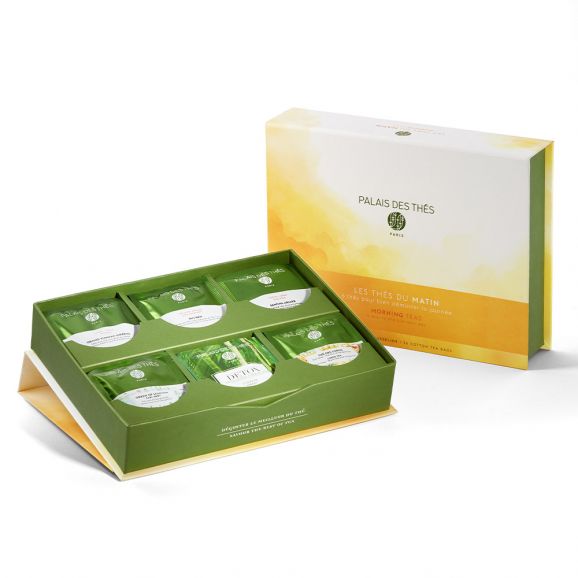 PALAIS DES THÉS - ASSORTED MORNING TEAS (36 TEA BAG ASSORTMENT GIFT BOX)