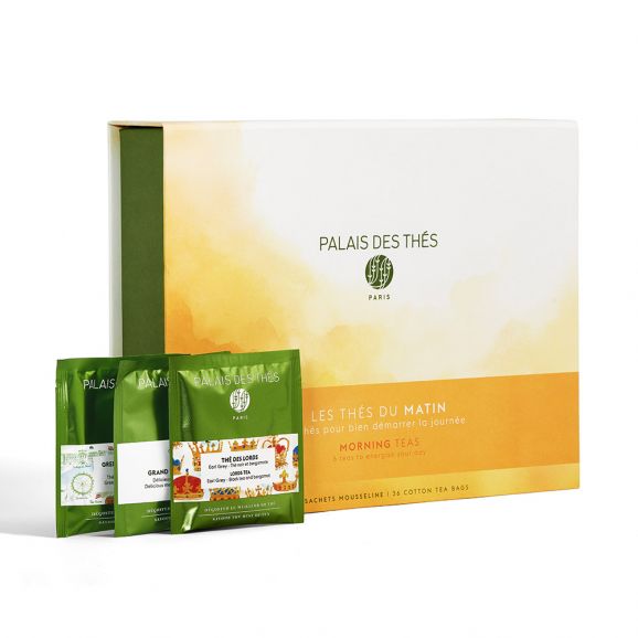 PALAIS DES THÉS - ASSORTED MORNING TEAS (36 TEA BAG ASSORTMENT GIFT BOX)