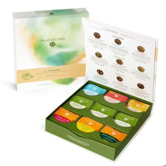 PALAIS DES THÉS - ASSORTED HERBAL TEAS (45 ASSORTMENT GIFT BOX)