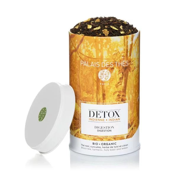 PALAIS DES THÉS - ORGANIC INDIAN DIGESTION DETOX BLACK TEA (4.2 OZ TIN)