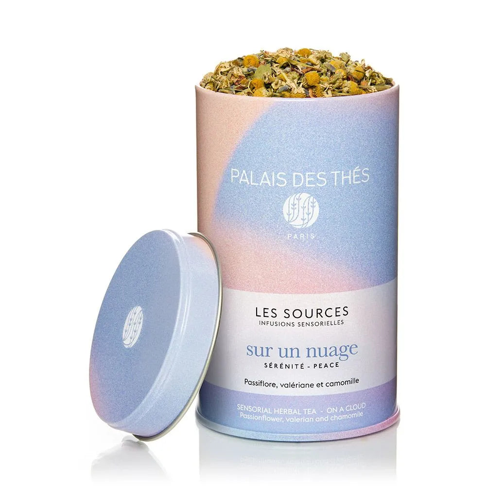PALAIS DES THÉS - ORGANIC 'ON A CLOUD' PEACE HERBAL TEA (3.5 OZ TIN)