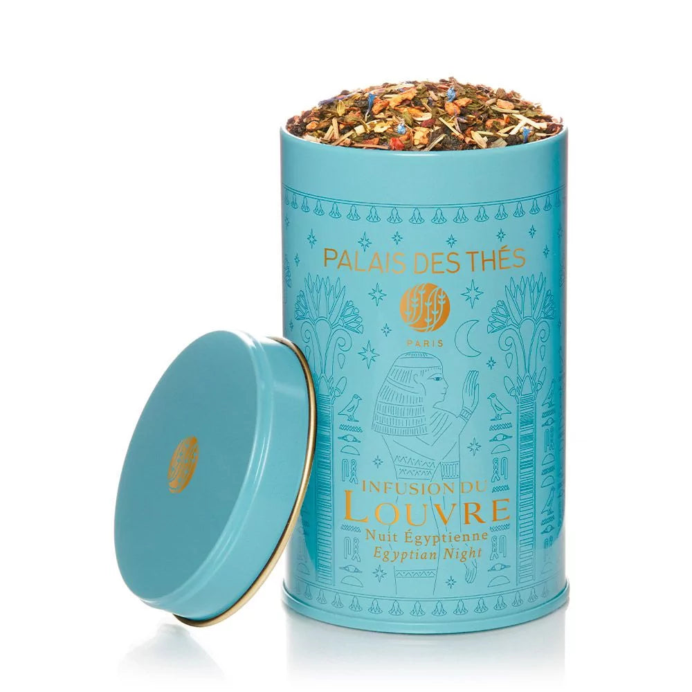 PALAIS DES THÉS - THÉ DU LOUVRE EGYPTIAN NIGHT TEA (2.9 OZ TIN, HERBAL TEA)