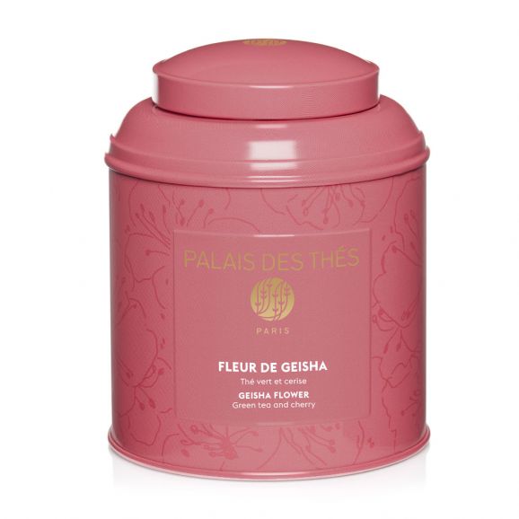 PALAIS DES THÉS - FLEUR DE GEISHA GREEN TEA & CHERRY BLOSSOM (3.5 OZ TIN)