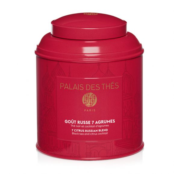 PALAIS DES THÉS - 7 CITRUS RUSSIAN BLEND BLACK TEA (3.5 OZ TIN)