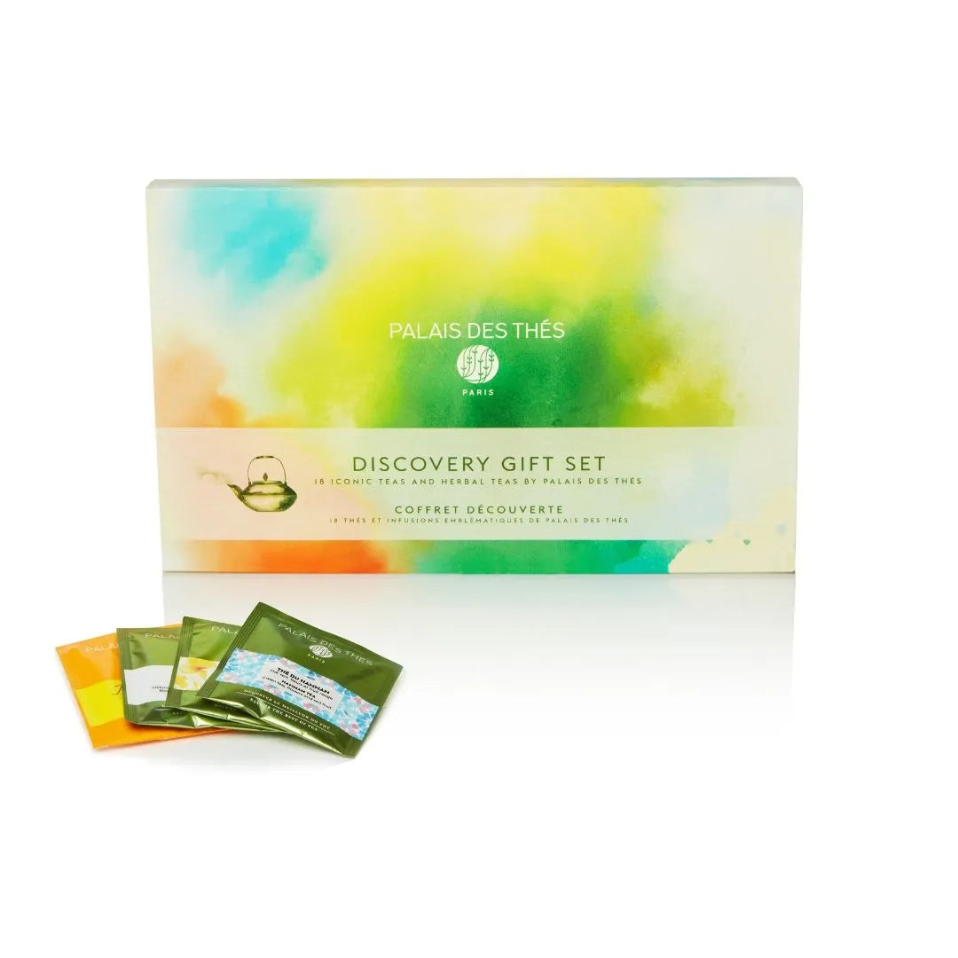 PALAIS DES THÉS - DISCOVERY GIFT SET OF ASSORTED TEAS (18 TEA BAG GIFT BOX)