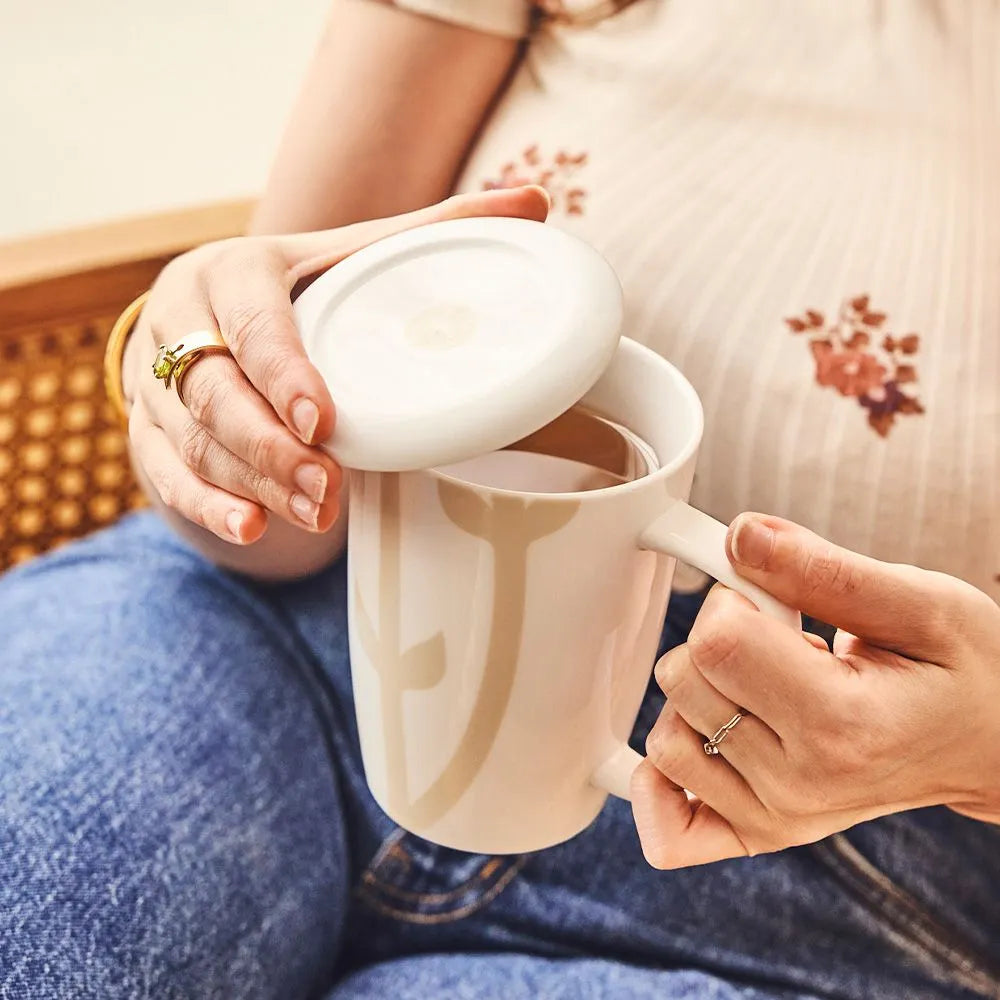 PALAIS DES THÉS - INFUSER TEA MUG (15 OZ PORCELAIN MUG)